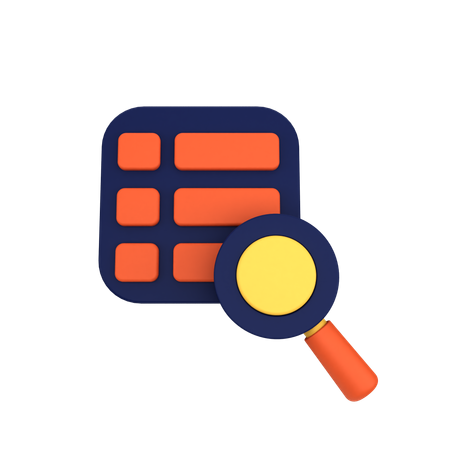 Search Report  3D Icon