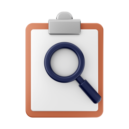 Search Report  3D Icon