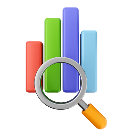 Search Scan Chart  3D Icon
