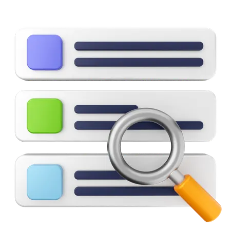 Search Scan Chat  3D Icon