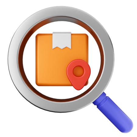 Search Scan Delivery  3D Icon
