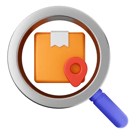 Search Scan Delivery  3D Icon