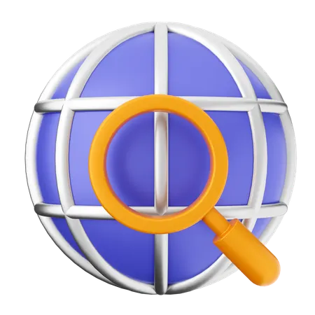 Search Scan Internet  3D Icon