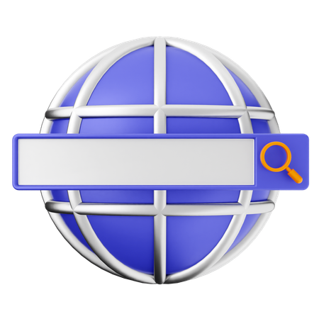 Search Scan Internet  3D Icon