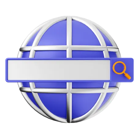 Search Scan Internet  3D Icon
