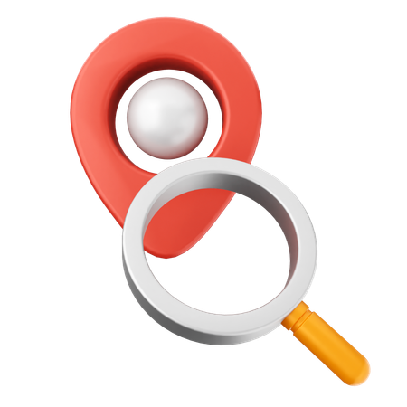 Search Scan Location  3D Icon