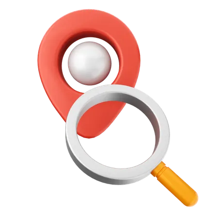 Search Scan Location  3D Icon