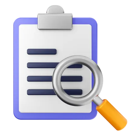Search Scan Report  3D Icon