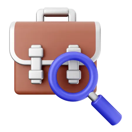 Search Scan Workcase  3D Icon