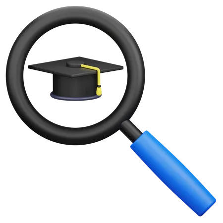 Search School  3D Icon