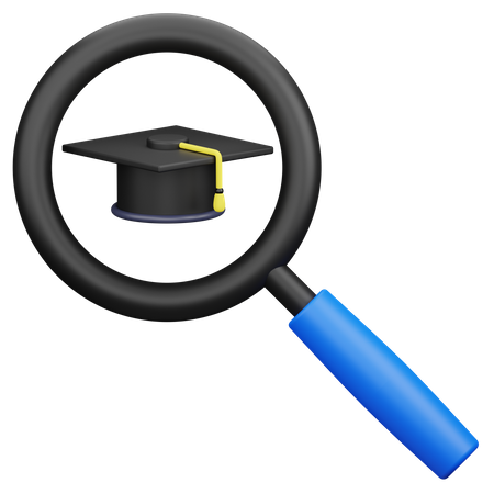 Search School  3D Icon