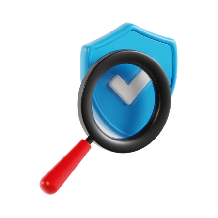 Search Security  3D Icon