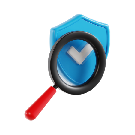 Search Security  3D Icon