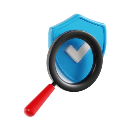Search Security  3D Icon