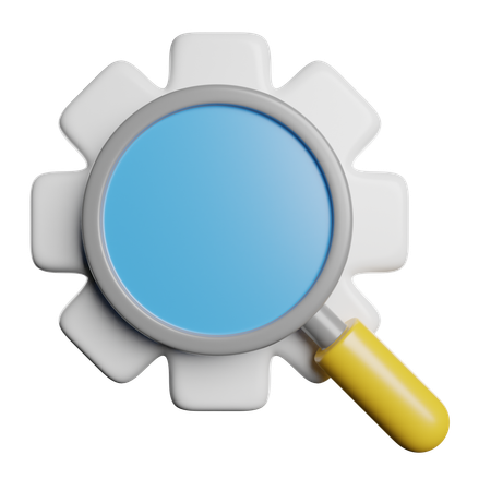 Search Setting  3D Icon