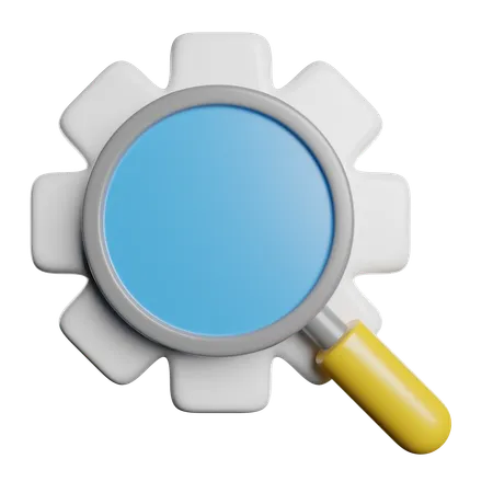 Search Setting  3D Icon