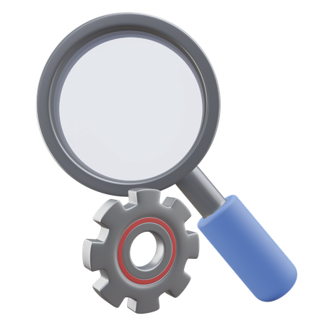 Search Setting  3D Icon