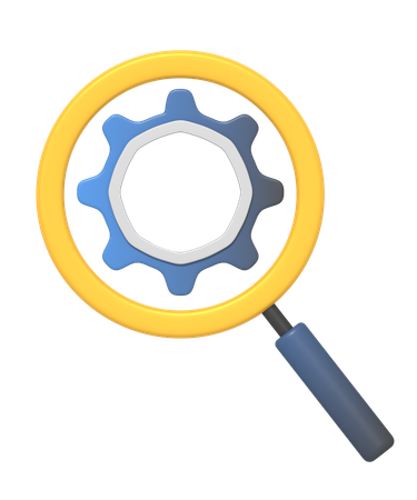 Search Setting  3D Icon