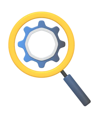 Search Setting  3D Icon