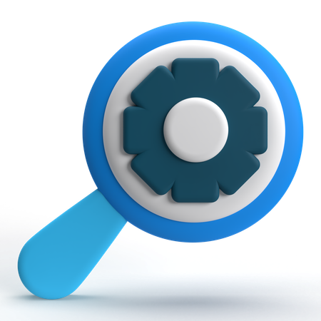 Search Setting  3D Icon