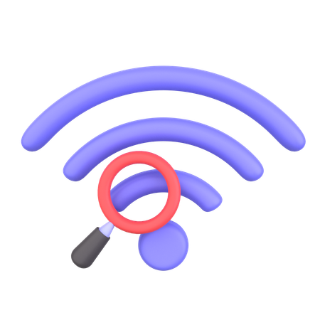 Search Signal  3D Icon