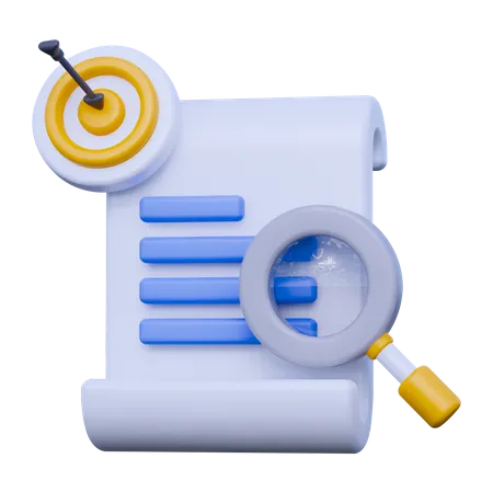 Search Target  3D Icon