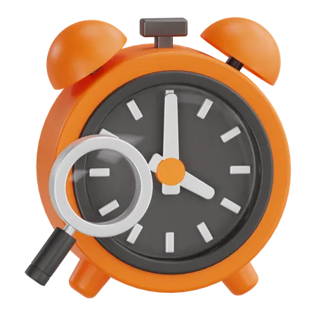 Search Time  3D Icon