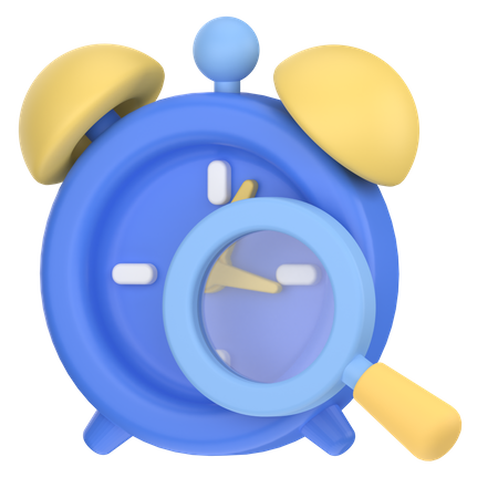 Search time  3D Icon