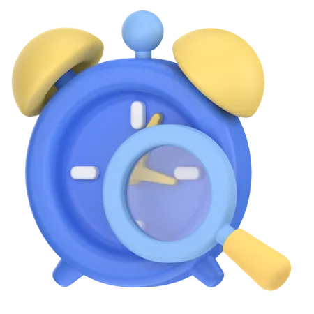 Search time  3D Icon