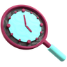 3d search time logo