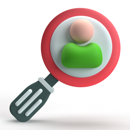 ユーザーを検索  3D Icon