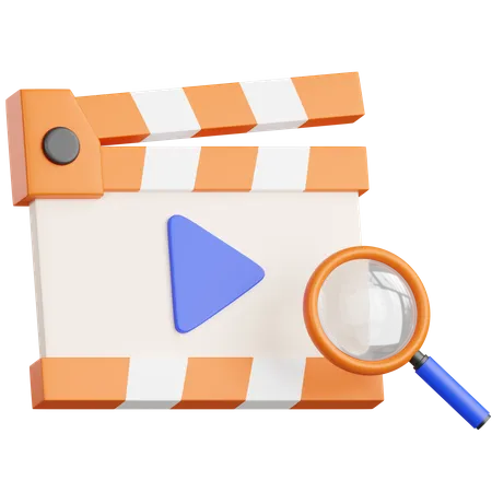 Search Video 3 D Icon 3D Icon