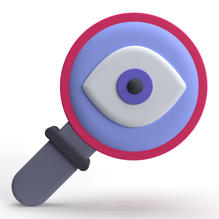 Search View  3D Icon