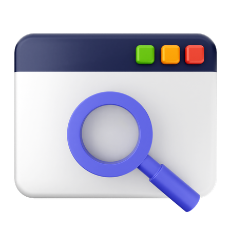 Search Website  3D Icon