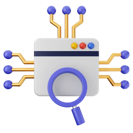 Ai 검색  3D Icon