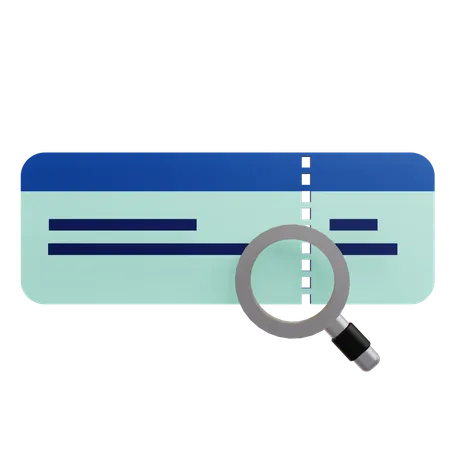 Searching Flight Ticket  3D Icon