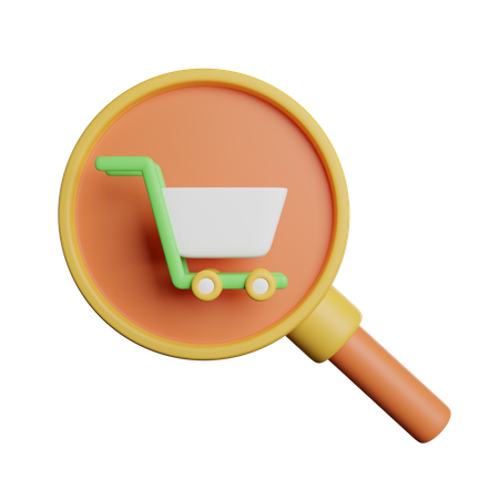 Searching Product  3D Icon