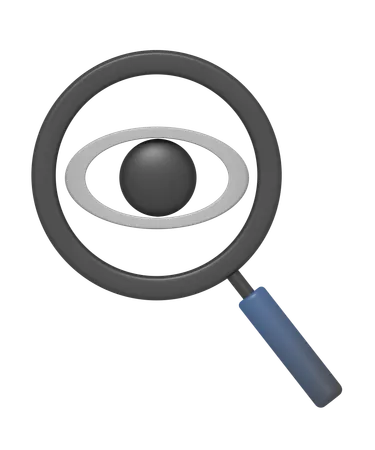 Searching view content  3D Icon