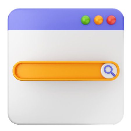 ウェブサイトを検索  3D Icon