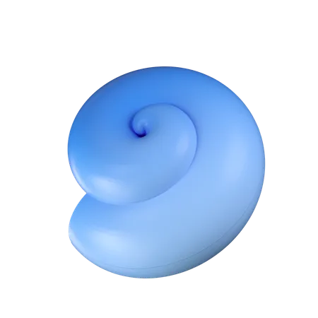 Seashell Illustration In 3 D Design 3D Icon