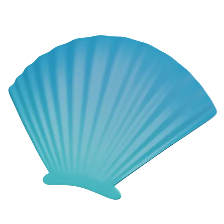 3 D Seashell Illustration 3D Icon