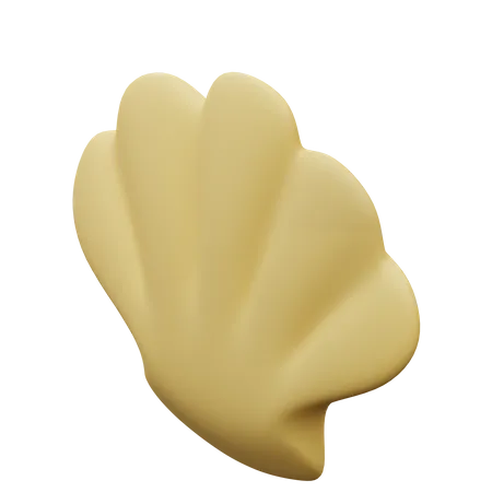 3 D Illustration Of Seashell 3D Icon