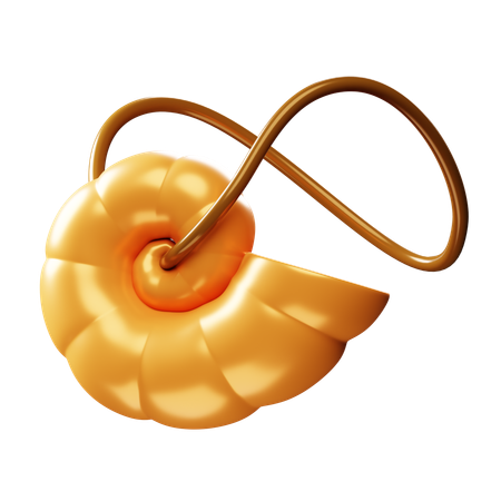 조개 목걸이  3D Icon