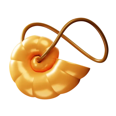 조개 목걸이  3D Icon