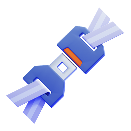 Seat Belt  3D Icon