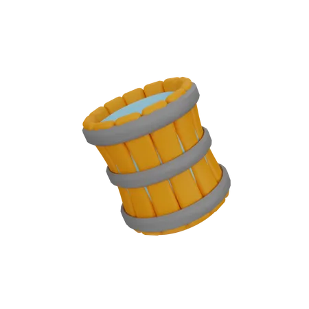 Seau  3D Icon