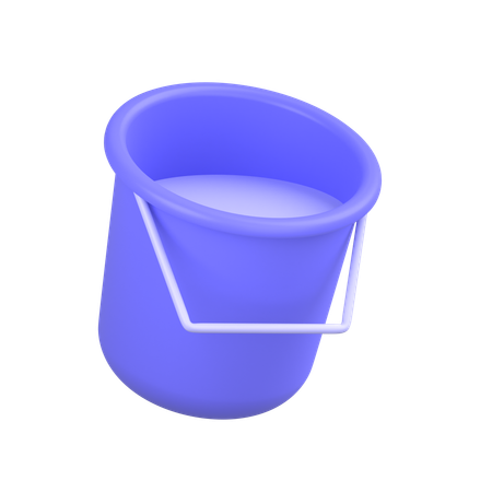 Seau de couleur  3D Icon