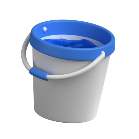 Seau d'eau  3D Icon