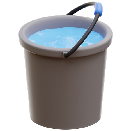 Seau d'eau  3D Icon