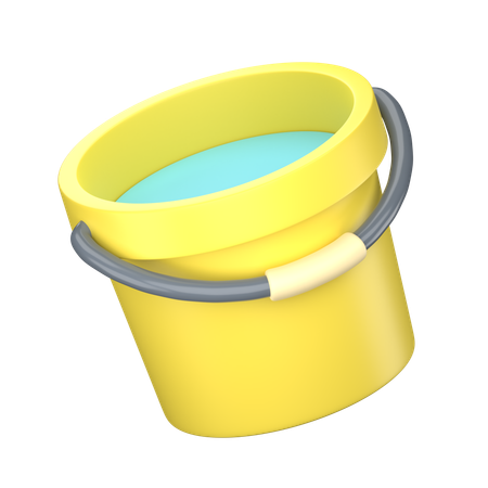 Seau d'eau  3D Icon